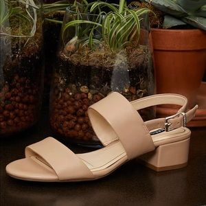 Alex Marie Calina Leather Block Heel Sandal